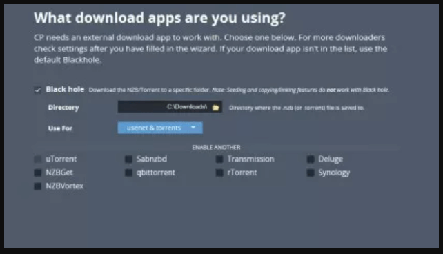 Couchpotato Download Apps Selection