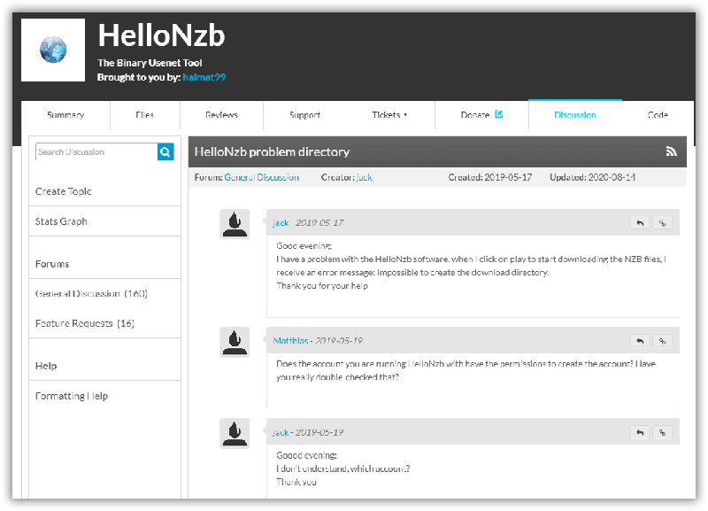 Hellonzb Problem Directory
