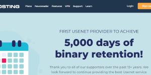 5000 días de retención para Newshosting, Eweka Easynews y UsenetServer