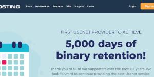 5000 días de retención para Newshosting, Eweka Easynews y UsenetServer 5000 días de retención para Newshosting, Eweka Easynews y UsenetServer