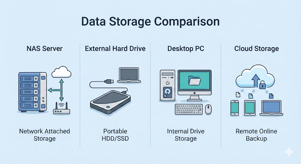 Data Storage Comparison